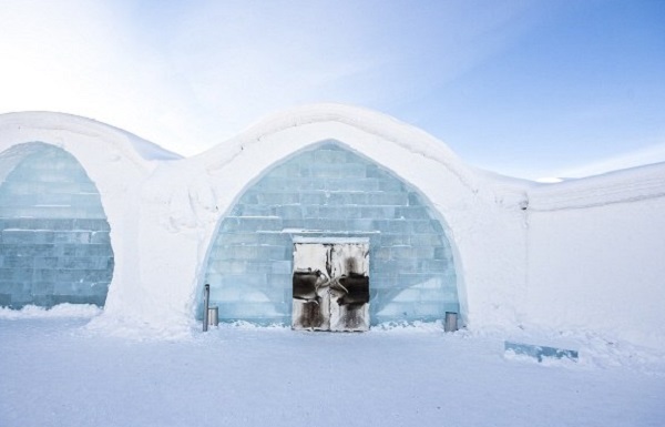 Khách sạn băng ở Thuy Điển,khách sạn băng,Khách sạn băng Jukkasjärvi,Jukkasjärvi,ice hotel,khách sạn băng lớn nhất thế giới