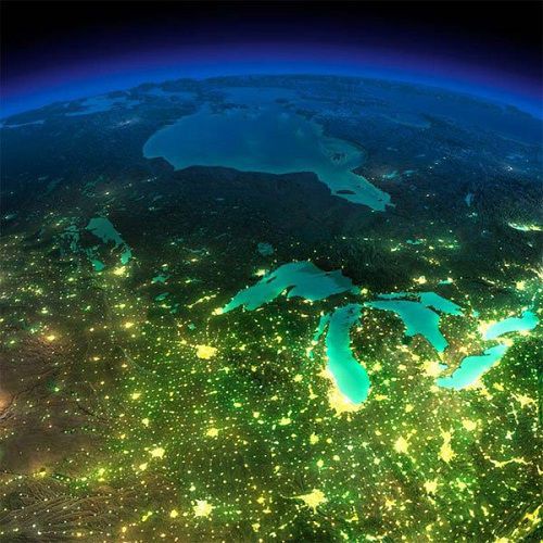 Cùng ngắm những hình ảnh vòng quanh trái Trái Đất về đêm,vệ tinh của NASA ghi lại,vẻ lung linh khắp hành tinh chân thật nhất,Những ánh sáng lấp lánh từ khu vực Vịnh Ba Tư,Khu vực Bắc Mỹ - Mexico