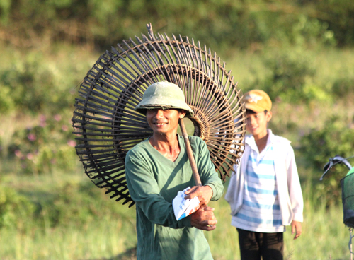Cái nơm úp cá,cái nơm,cái nơm cá