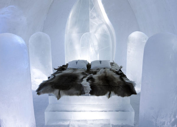 Khách sạn băng ở Thuy Điển,khách sạn băng,Khách sạn băng Jukkasjärvi,Jukkasjärvi,ice hotel,khách sạn băng lớn nhất thế giới
