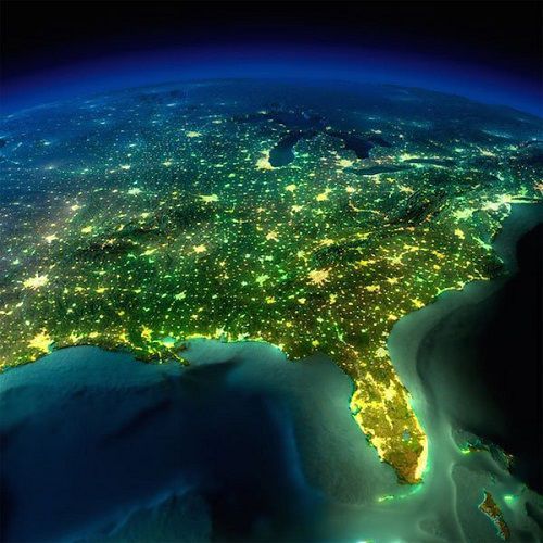 Cùng ngắm những hình ảnh vòng quanh trái Trái Đất về đêm,vệ tinh của NASA ghi lại,vẻ lung linh khắp hành tinh chân thật nhất,Những ánh sáng lấp lánh từ khu vực Vịnh Ba Tư,Khu vực Bắc Mỹ - Mexico