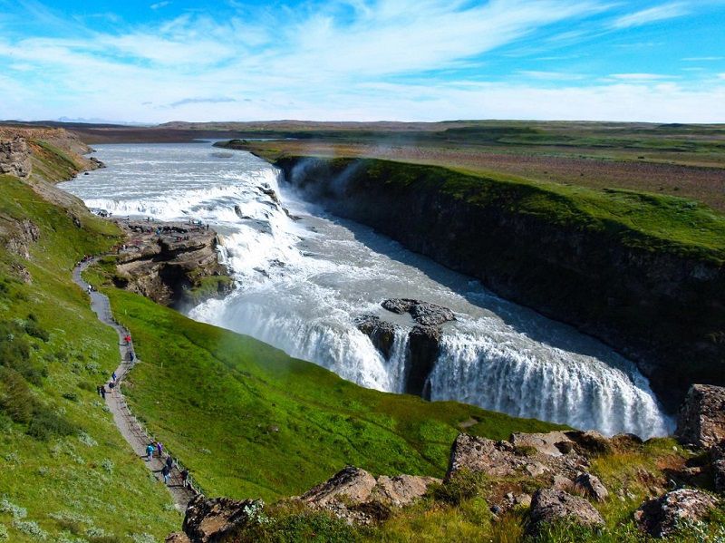 Những thác nước đẹp nhất thế giới,thác nước đẹp nhất thế giới,Thác Gullfoss