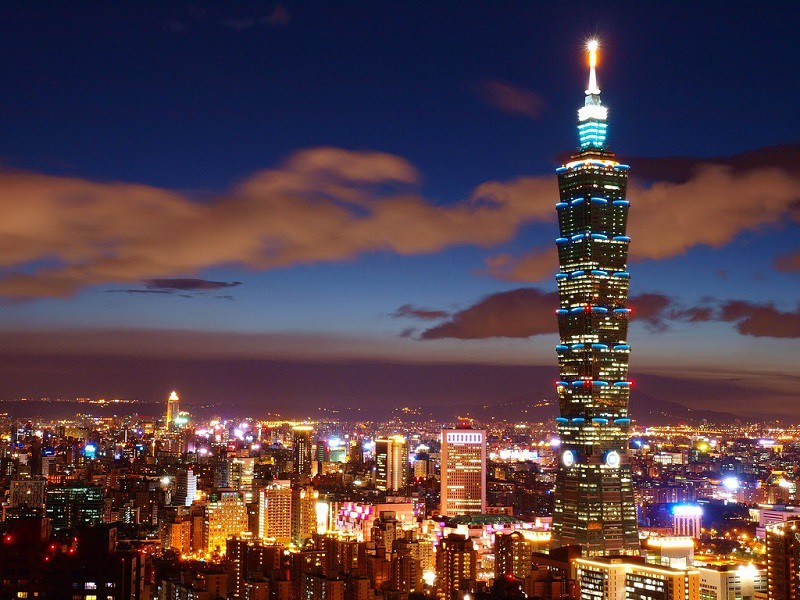 Những công trình vĩ đại cao nhất thế giới,những tòa nhà cao nhất thế giới,Tháp Taipei 101,Đài Loan