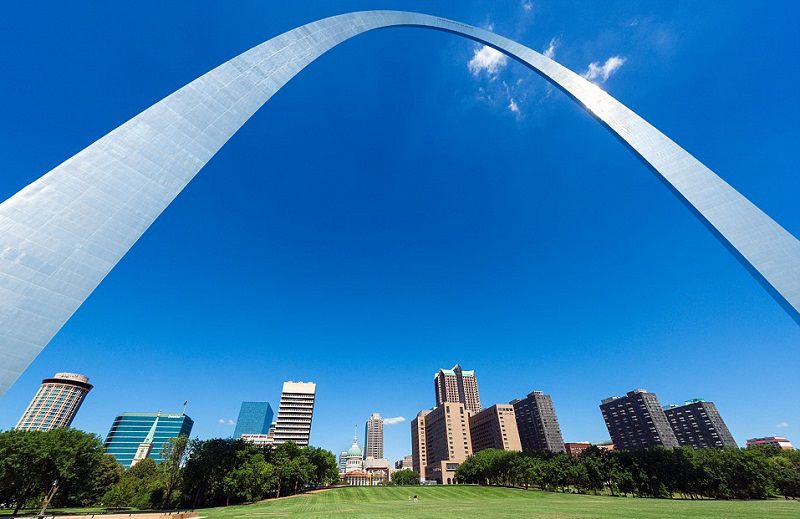 Những công trình thang máy ngoạn mục nhất thế giới,Cổng vòm St. Louis
