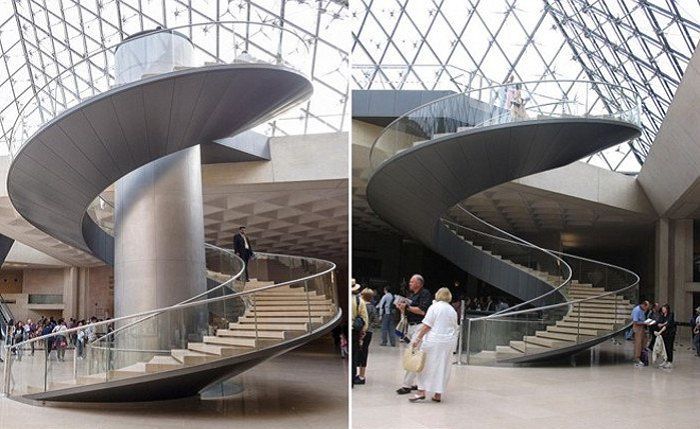 Những công trình thang máy ngoạn mục nhất thế giới,Thang máy bảo tàng Louvre