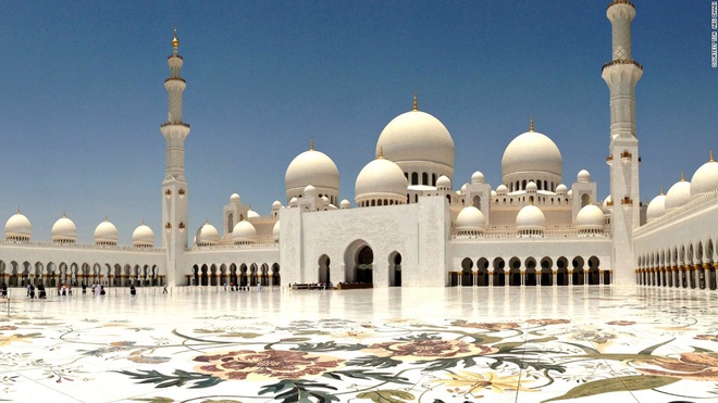7 điểm đến đẹp nhất Abu Dhabi,Những điểm đến đẹp nhất Abu Dhabi,Abu Dhabi,Điểm đến du lịch,Nhà thờ Hồi giáo Shelkh Zayed