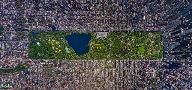Ảnh chụp từ vệ tinh,Ảnh đẹp thế giới,Ảnh chụp từ trên cao,Ảnh đẹp,Central Park