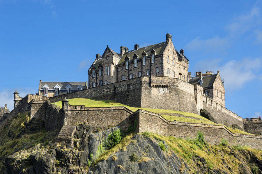 Những tòa lâu đài đẹp nhất thế giới,Tòa lâu đài đẹp,Lâu đài,Lâu đài Edinburgh Castle