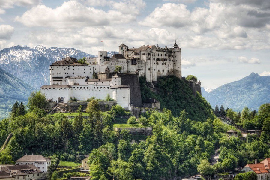 Những tòa lâu đài đẹp nhất thế giới,Tòa lâu đài đẹp,Lâu đài,Lâu đài Hohensalzburg Castle