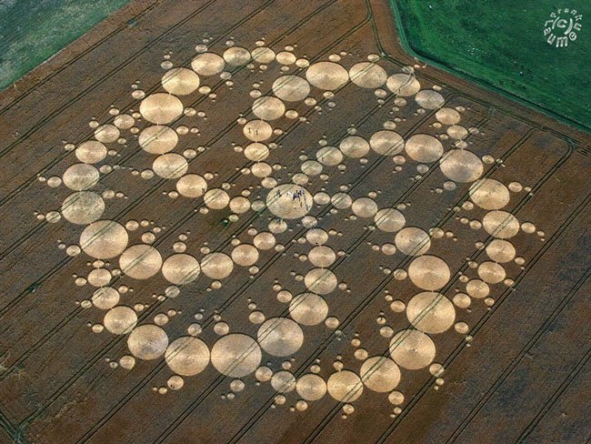 Những vòng tròn bí ẩn trên cánh đồng,Vòng tròn bí ẩn,Bí ẩn Crop circle,Crop circle,Kiệt tác trên cánh đồng