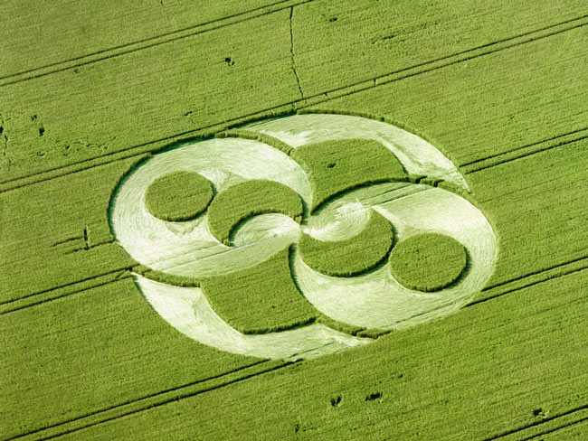 Những vòng tròn bí ẩn trên cánh đồng,Vòng tròn bí ẩn,Bí ẩn Crop circle,Crop circle,Kiệt tác trên cánh đồng