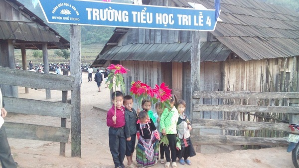 Trường Tiểu học Tri Lễ 4,trường học vùng cao,học sinh vùng cao