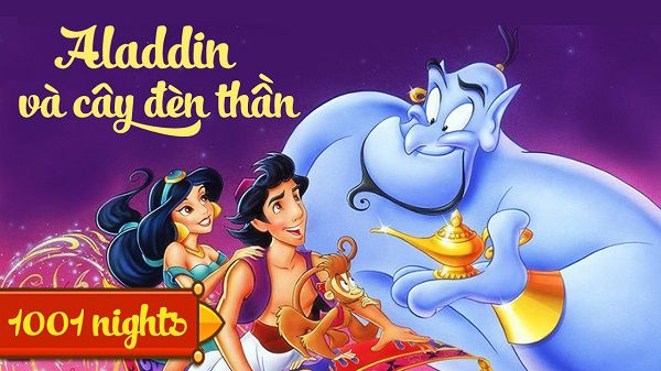 Thần đèn là gì,Thần đèn là ai,Thần đèn,Aladdin và cây đèn thần,A-la-đanh và cây đèn thần,Nghìn lẻ một đêm