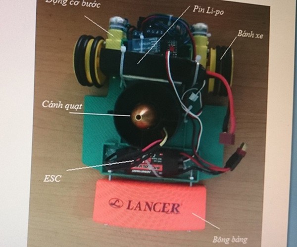 robot lau bảng