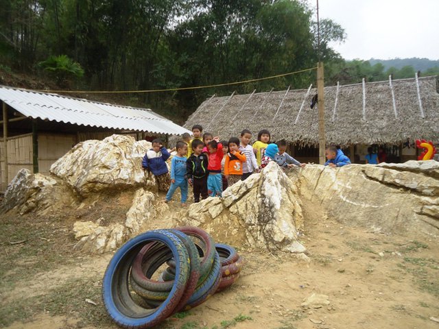 học sinh vùng cao