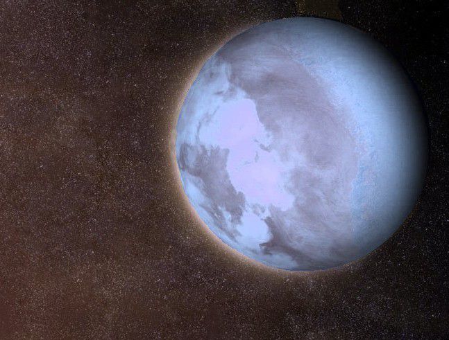 Ảnh về Gliese 581 c, hành tinh ngoài hệ mặt trời đầu tiên được khám phá là có tồn tại không khí cần thiết cho sự sống.