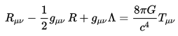 Phương trình trường Einstein,phương trình Einstein,Einstein