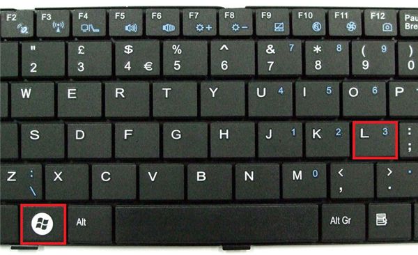 14 phím tắt trên máy tính,Windows + L