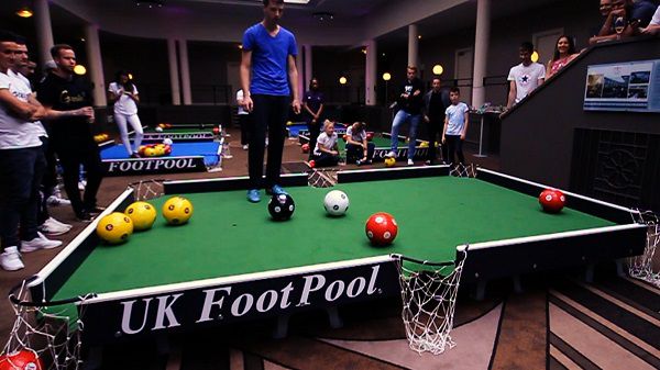 FootPool là môn thể thao gì,FootPool là gì,môn thể thao kết hợp giữa bida và bóng đá,môn thể thao kết hợp giữa billiard và bóng đá