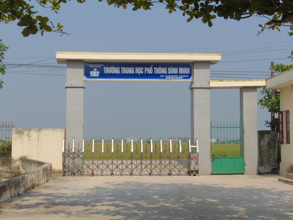 Trường THPT Bình Minh - Kim Sơn - Ninh Bình,THPT Bình Minh,Trường THPT Bình Minh