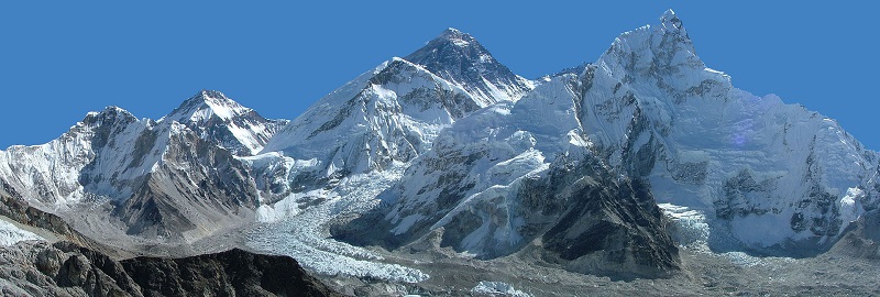 Cảnh tầm rộng nhìn từ Kala Patthar