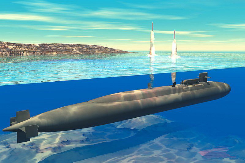 Hình vẽ tàu ngầm quân sự loại Ohio đang phóng tên lửa Trident ICBM,Tàu ngầm ,tiềm thủy đĩnh,tàu ngầm hoạt động như thế nào,nguyên lý hoạt động của tàu ngầm,cấu tạo của tàu ngầm,hình ảnh tàu ngầm,lịch sử tàu ngầm
