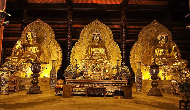 Tam thế Phật chùa Bái Đính