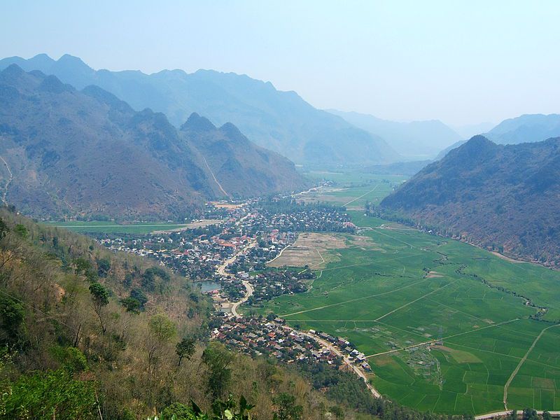 Thị trấn Mai Châu năm 2008