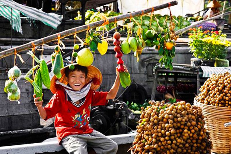 Chợ nổi trên sông Gành Hào - Cà Mau,Chợ nổi Cà Mau,chợ Cà Mau,chợ sông Gành Hào