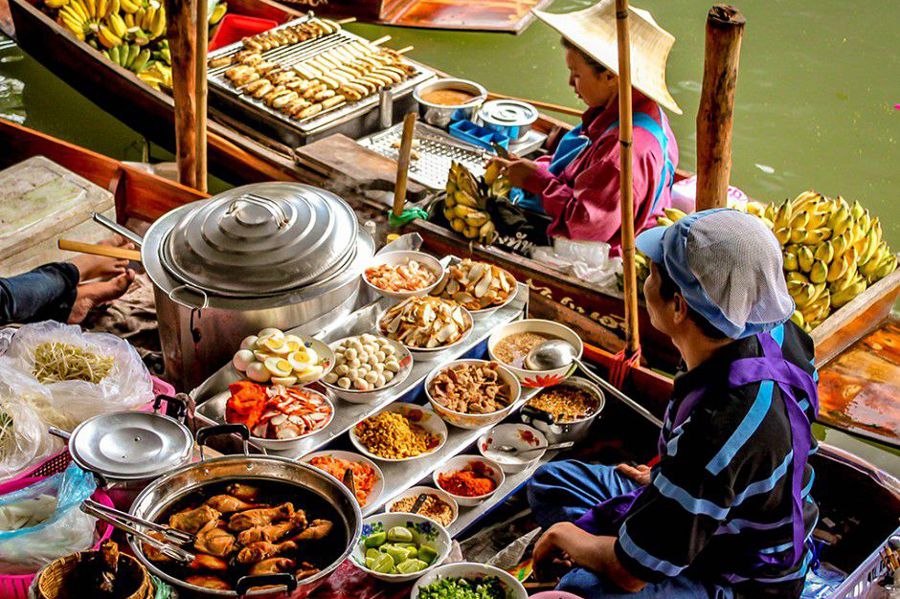 Chợ nổi trên sông Gành Hào - Cà Mau,Chợ nổi Cà Mau,chợ Cà Mau,chợ sông Gành Hào
