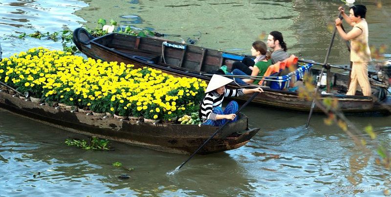 Chợ nổi Cái Răng (Cần Thơ),chợ nổi Cái Răng,Cần Thơ,Du lịch chợ nổi Cái Răng