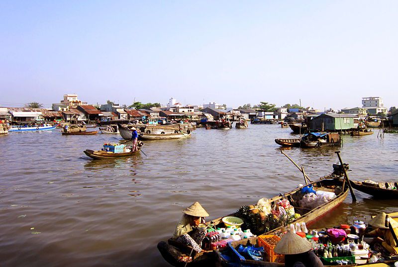 Chợ nổi Cái Răng (Cần Thơ),chợ nổi Cái Răng,Cần Thơ,Du lịch chợ nổi Cái Răng