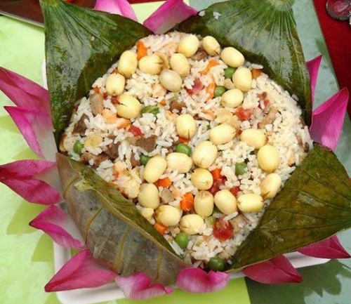 Cơm chiên sen