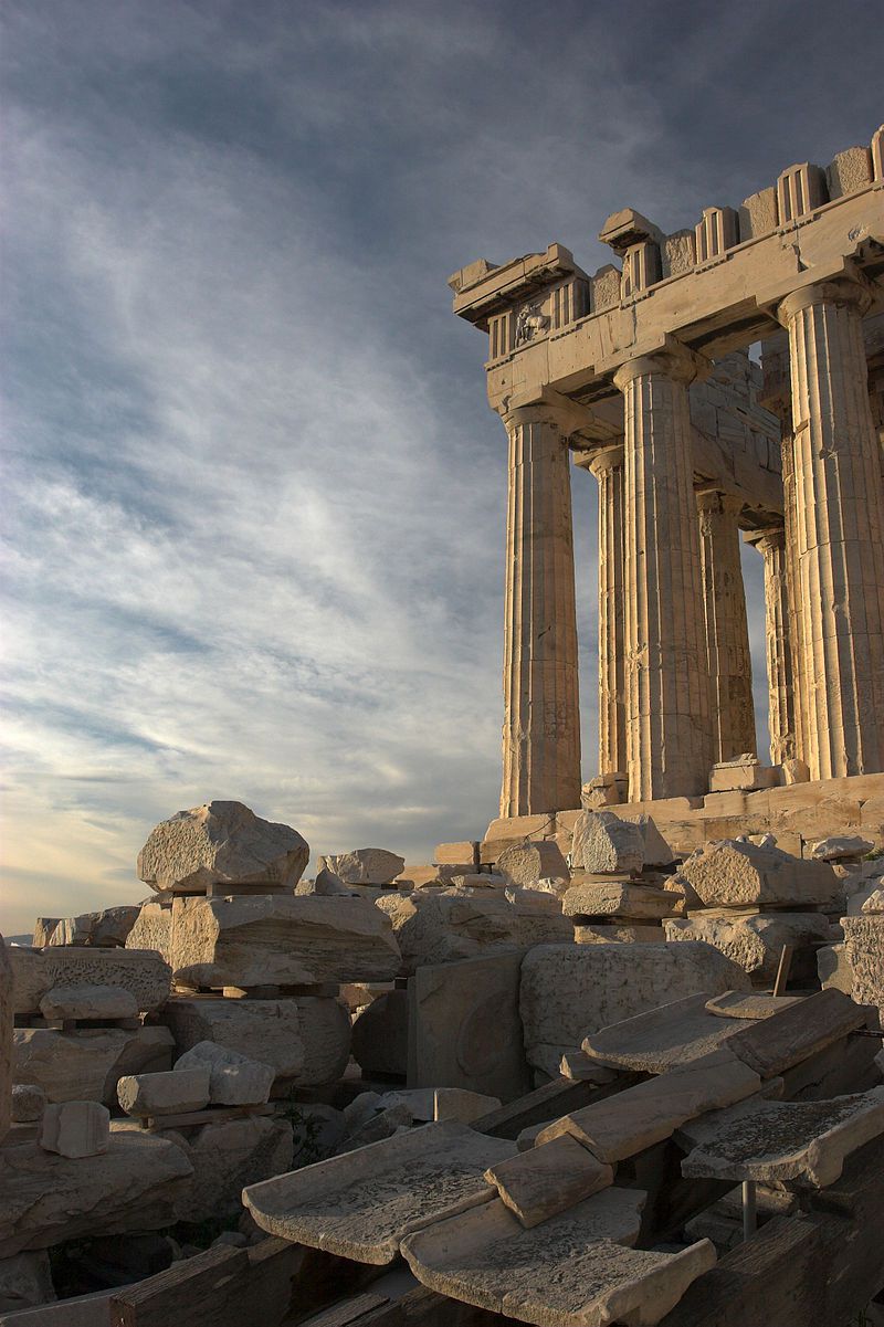 Đền Parthenon (Hy Lạp),Đền Parthenon,đền thờ thần Athena,Acropolis,Hy Lạp