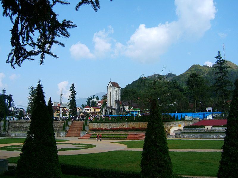 Trung tâm thị trấn Sa Pa