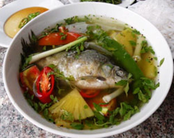 Món canh chua cá diếc đặc sản Hà Nam,canh cá diếc