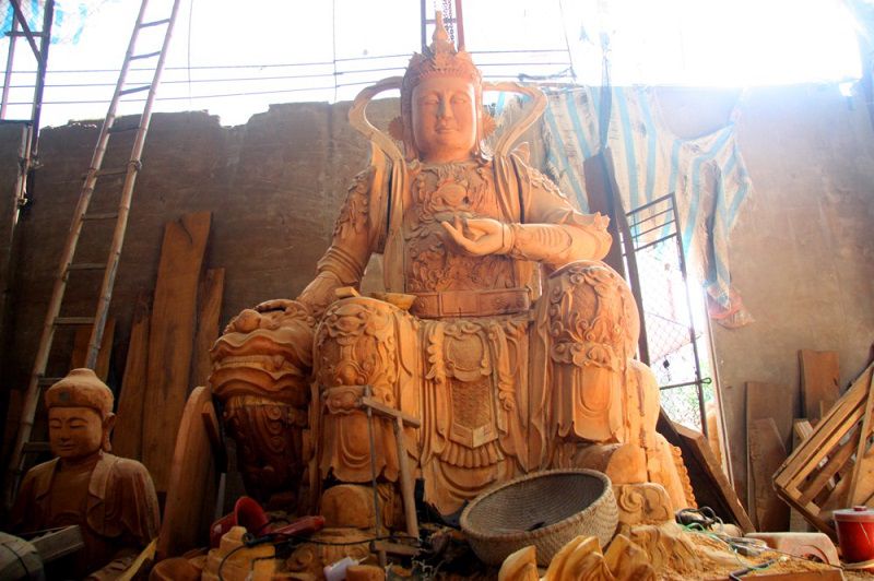 Làng nghề tạc tượng Vũ Lăng (Dân Hòa - Thanh Oai - Hà Nội),Làng nghề tạc tượng Vũ Lăng,Làng nghề tạc tượng