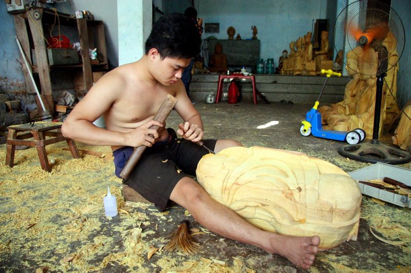 Làng nghề tạc tượng Vũ Lăng (Dân Hòa - Thanh Oai - Hà Nội),Làng nghề tạc tượng Vũ Lăng,Làng nghề tạc tượng