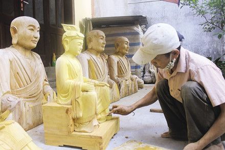 Làng nghề tạc tượng Vũ Lăng (Dân Hòa - Thanh Oai - Hà Nội),Làng nghề tạc tượng Vũ Lăng,Làng nghề tạc tượng