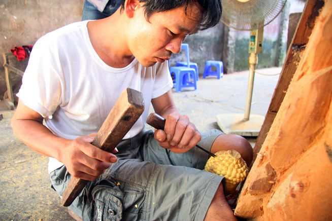 Làng nghề tạc tượng Vũ Lăng (Dân Hòa - Thanh Oai - Hà Nội),Làng nghề tạc tượng Vũ Lăng,Làng nghề tạc tượng