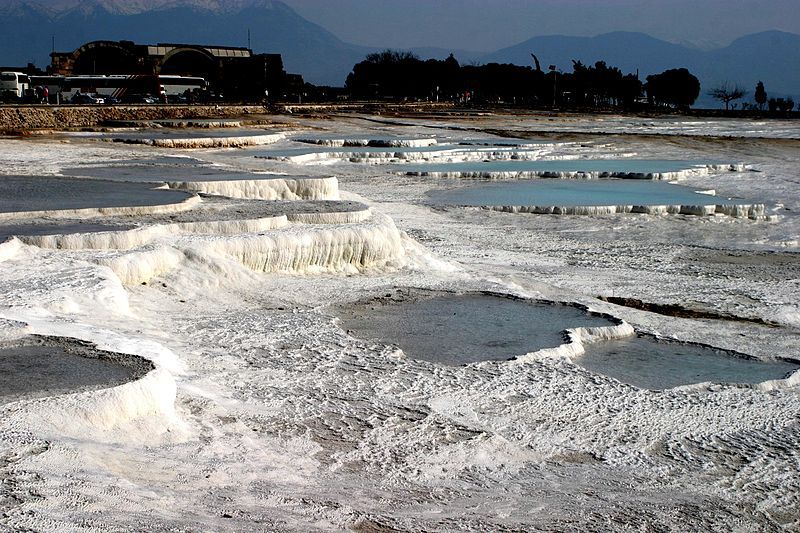 Suối nước nóng của Pamukkale,Pamukkale - Lâu đài bông ở Thổ Nhĩ Kỳ,Pamukkale - Thổ Nhĩ Kỳ,Pamukkale,Denizli - Thổ Nhĩ Kỳ,Lâu đài bông,Lâu đài bông ở Thổ Nhĩ Kỳ