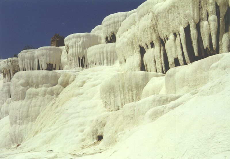 Bức tường đá vôi,Pamukkale - Lâu đài bông ở Thổ Nhĩ Kỳ,Pamukkale - Thổ Nhĩ Kỳ,Pamukkale,Denizli - Thổ Nhĩ Kỳ,Lâu đài bông,Lâu đài bông ở Thổ Nhĩ Kỳ
