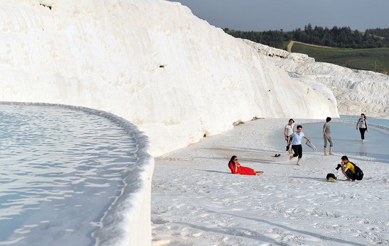 Pamukkale - Lâu đài bông ở Thổ Nhĩ Kỳ,Pamukkale - Thổ Nhĩ Kỳ,Pamukkale,Denizli - Thổ Nhĩ Kỳ,Lâu đài bông,Lâu đài bông ở Thổ Nhĩ Kỳ