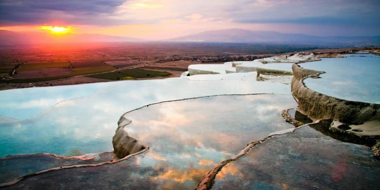 Pamukkale - Lâu đài bông ở Thổ Nhĩ Kỳ,Pamukkale - Thổ Nhĩ Kỳ,Pamukkale,Denizli - Thổ Nhĩ Kỳ,Lâu đài bông,Lâu đài bông ở Thổ Nhĩ Kỳ