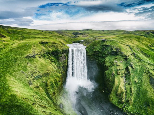 Thác Skógafoss, Iceland