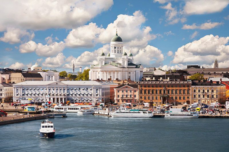 Thủ đô Helsinki. Tọa lạc ở phía Nam của Phần Lan