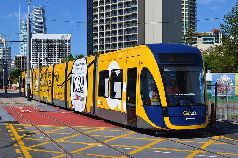 Xe điện G: link trên Đại lộ Surfers Paradise,Gold Coast - Thành phố Bờ Biển Vàng của Úc (Australia),Thành phố Gold Coast,Gold Coast - Australia,Thành phố Bờ Biển Vàng,Du lịch Gold Coast