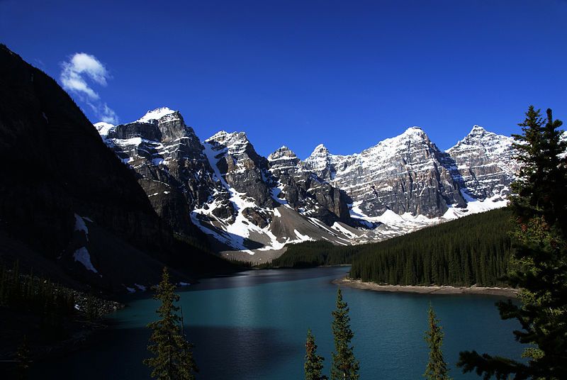 Hồ Moraine (Canada),Hồ Moraine