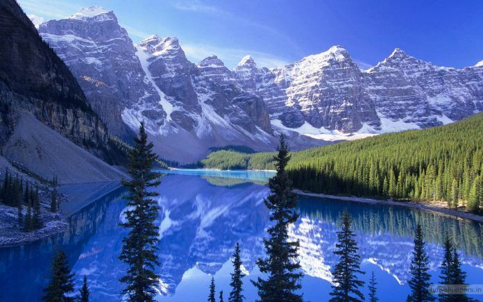 Hồ Moraine (Canada),Hồ Moraine
