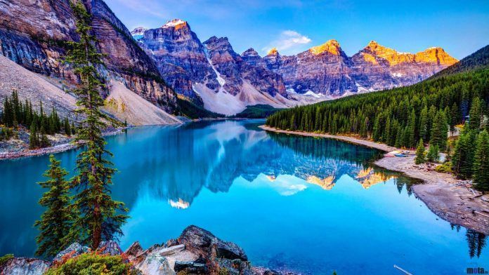 Hồ Moraine (Canada),Hồ Moraine